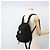 Zaino PRADA in nylon nero argento Auth 175381 - vista 27