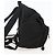 Zaino PRADA in nylon nero argento Auth 175381 - vista 3