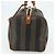 Pequin Borsa Boston in tela Pecan FENDI PVC marrone nero Auth yk20237 - vista 5