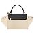 Céline Borsa a mano Trapeze CELINE in tela e pelle 2 in 1 oro beige Auth BA12121A D'oro - vista 3