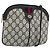 Borsa a Spalla Gucci GG Supreme Sherry Line PVC Blu Navy Oro 98 02 047 Auth 175634 D'oro