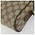 Bolsa Gucci GG Supreme Web Sherry Line em PVC bege e dourado 56 02 088 Auth am11288 - vista 12