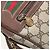 Bolsa Gucci GG Supreme Web Sherry Line em PVC bege e dourado 56 02 088 Auth am11288 - vista 22
