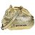 Borsa a spalla Cloud Coin in pelle Balenciaga oro 618915 Auth YKZ1511A