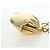 Borsa a spalla Cloud Coin in pelle Balenciaga oro 618915 Auth YKZ1511A - vista 5