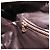 Céline Borsa a mano in tela Macadam CELINE PVC Beige Oro Auth ka3954 D'oro - vista 21