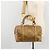 Céline Borsa a mano in tela Macadam CELINE PVC Beige Oro Auth ka3954 D'oro - vista 24