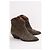 Isabel Marant Botas western kaki Caqui - vista 3