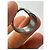 Vintage Givenchy Steel Ring Anthracite Dark grey - view 3