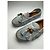 Autre Marque Mocassini in Camoscio Vintage Gucci Bamboo Azzurro Chiaro EU37 Blu - vista 8