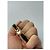 Bracciale in pelle placcato oro vintage Loewe Madrid Nero Oro - vista 6