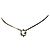 Collana dorata plissettata vintage Givenchy D'oro