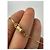 Collana dorata plissettata vintage Givenchy D'oro - vista 7