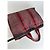 Vintage Hermès Canvas Tote Bag lila rot - Ansicht 13