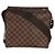 Borsa Messenger Naviglio in tela Damier Ebene Louis Vuitton Marrone