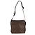 Borsa Messenger Naviglio in tela Damier Ebene Louis Vuitton Marrone - vista 5