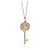 Pendente a Chiave in Petali Modello Medio in Oro Rosa e Diamanti Tiffany & Co.