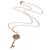 Pendente a Chiave in Petali Modello Medio in Oro Rosa e Diamanti Tiffany & Co. - vista 4