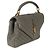 Borsa universitaria media in pelle di pecora taupe con monogramma Saint Laurent Marrone - vista 4
