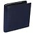 Portafoglio bifold Anagram in lino e pelle di vitello blu Loewe - vista 4