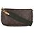 Louis Vuitton Kaki Monogramma Tela Multi Pochette Accessori Marrone - vista 2