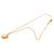Chanel Goldplattierter Logo-Halskette Golden - vista 4