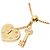 Timeless Bracciale a forma di cuore con il logo Coco di Chanel D'oro - vista 3