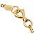 Timeless Bracciale a forma di cuore con il logo Coco di Chanel D'oro - vista 4
