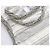 Top de pérolas e couro da coleção de cruzeiro Chanel 2009 Branco Cinza - vista 4