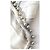 Top de pérolas e couro da coleção de cruzeiro Chanel 2009 Branco Cinza - vista 5