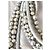 Top de pérolas e couro da coleção de cruzeiro Chanel 2009 Branco Cinza - vista 8