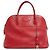 Borsa Hermès Bolide Courchevel 1971 in Pelle Rossa con Tracolla Rosso - vista 2