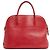 Borsa Hermès Bolide Courchevel 1971 in Pelle Rossa con Tracolla Rosso - vista 4