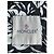 Giacca con cappuccio tropicale nera e bianca Moncler Nero Bianco - vista 6