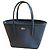 Lacoste Navyblaue Ledertasche