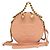 Borsa a tracolla rotonda come la terra in vitello lucido Chanel Rosa