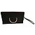 Clutch Valentino Garavani Rockstud in Pelle Nera Nero