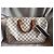 Louis Vuitton Speedy 35 Damier Azur Borsa Marrone Crema Bianco sporco Gold hardware - vista 18
