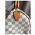 Louis Vuitton Speedy 35 Damier Azur Borsa Marrone Crema Bianco sporco Gold hardware - vista 5