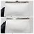 Céline Borsa a spalla media con chiusura in pelle di vitello liscia Off-White - vista 4