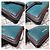 Autre Marque Borsa a tracolla mini Serpenti Forever in pelle Diamond Blast Bvlgari verde teal/bordeaux/nero - vista 9