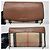 Borsa a tracolla/chain Burberry Henley House Check marrone/beige - vista 4