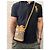 GUCCI Vintage Monogramm Canvas Mini Zugbeutel Tasche Braun/Beige - Ansicht 15