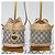 GUCCI Vintage Monogramm Canvas Mini Zugbeutel Tasche Braun/Beige - Ansicht 4