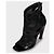 Louis Vuitton Black Mesh & Leather Open Toe Ankle Boots Sz 38.5 pre-owned - view 3
