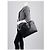 LOUIS VUITTON Borsa a Tracolla Bassano MM in Pelle Epi Nera Nero - vista 12