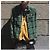 Autre Marque Camicia a zip a quadri roarguns in cotone e poliestere Verde - vista 3