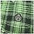 Autre Marque Camicia a zip a quadri roarguns in cotone e poliestere Verde - vista 6