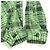 Autre Marque Camicia a zip a quadri roarguns in cotone e poliestere Verde - vista 7