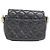 Timeless Clutch de Cadena de Piel de Cordero Chanel Negro - vista 2
